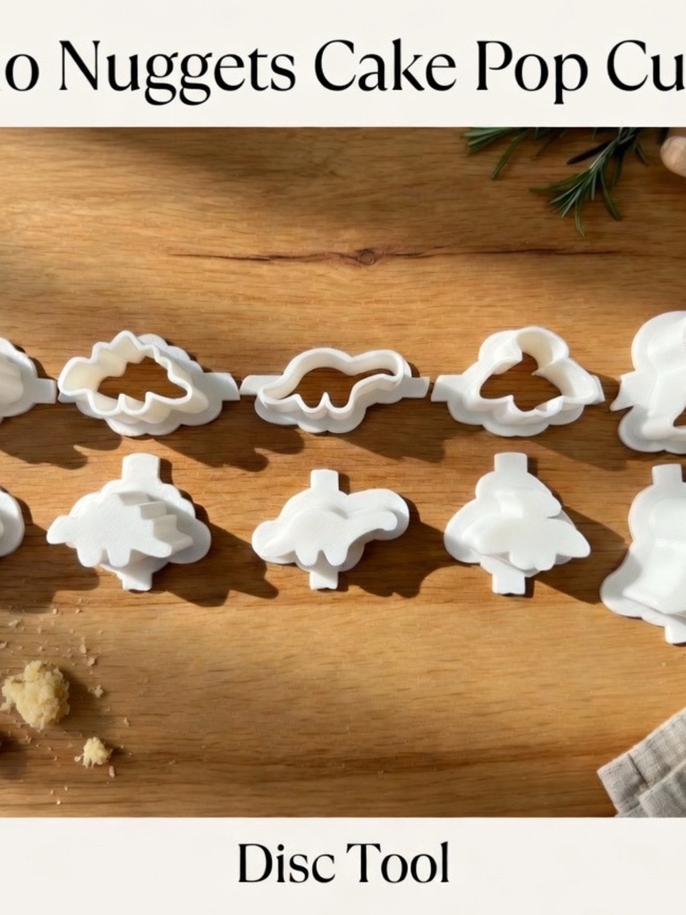 Dino Nugget Cake Pop Disc Tool
